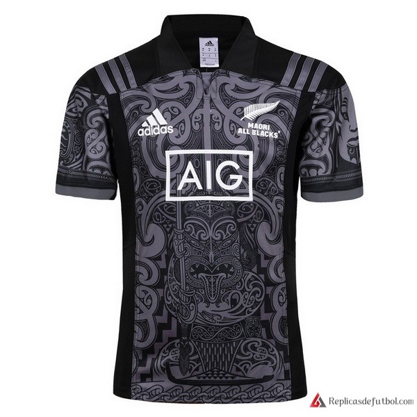 Camiseta All Blacks Maori 2017-2018 Negro Rugby